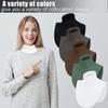 5 Pieces Fake Turtleneck Collars Detachable Dickey Collar Half Top Mock Blouse False High Warmer Turtle Necks for Women