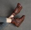 Women's Boots Spring Autumn  Retro Non-Slip Soft Bottom Flat Shoes Comfortable Soft Flat Shoes Women Ankle Boots