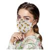 Adult's Disposable Unisex Bee Printed Outdoor Prevention Fish Mask Face 