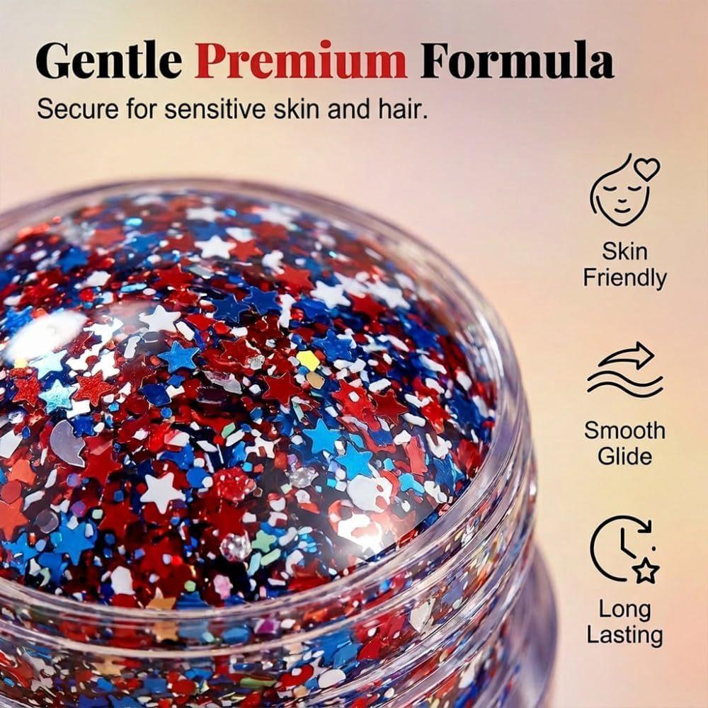 MINIPOP Body Paint Glitter Stick Face Lips Star Shimmer Festival