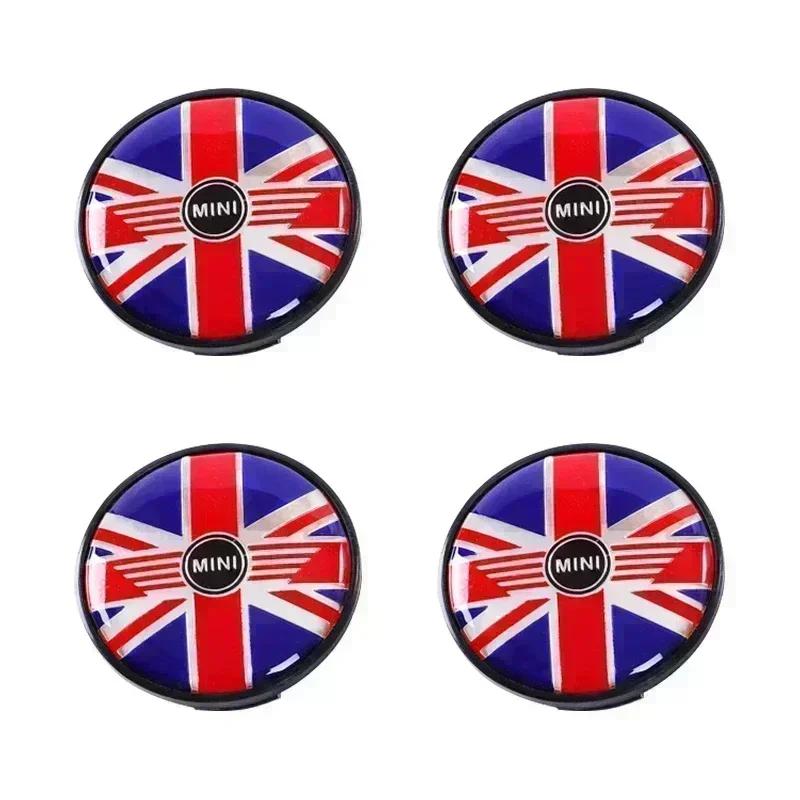 4pcs 54mm 56mm Car Rim Cover Wheel Hub Center Caps Badge Emblem for BMW Mini Cooper F54 F55 F56 F57 F60 R56 R57 R58 R59 JCW One
