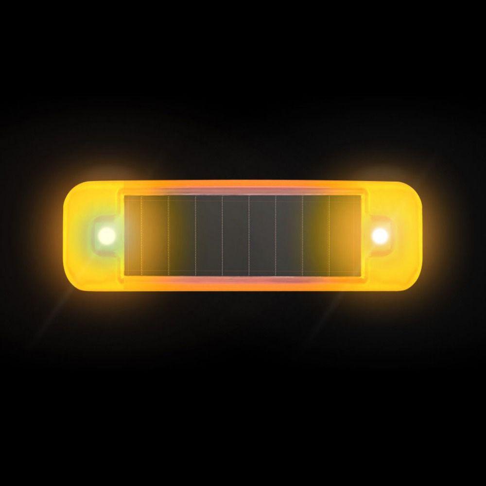 Solar Powered Flashing Warning Light Anti-theft Strobe Signal Light  Prevent Rear-end Collision