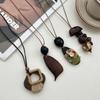 New Chinese Style Retro Design Long Pendant Necklace For Women Sweater Chain