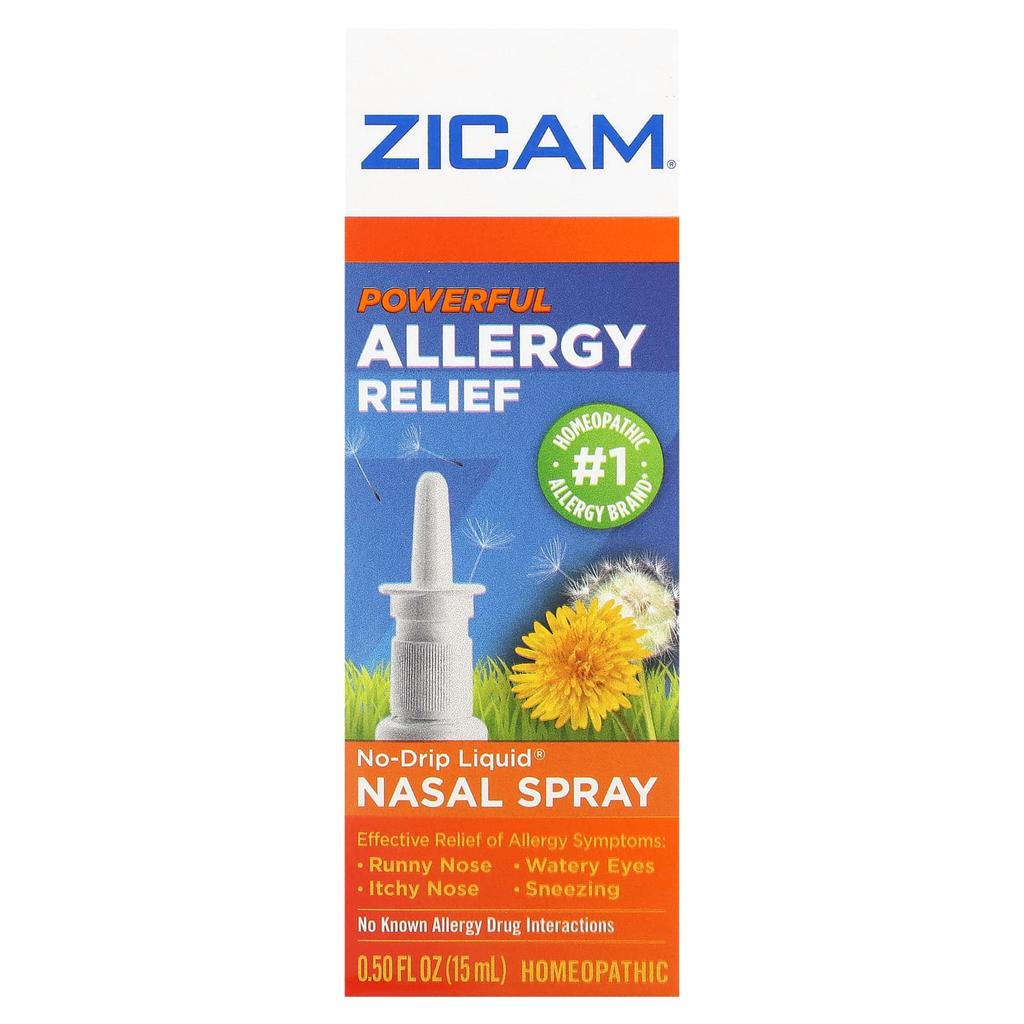 Powerful Allergy Relief, Non-Drip Liquid Nasal Spray, 15 Ml (0.5 Fl Oz)