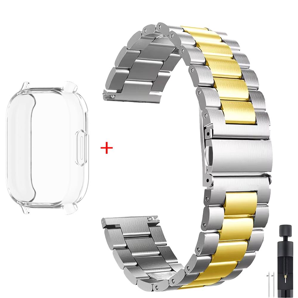 Case+Luxury Metal Strap For Redmi Watch 5 Active TPU Soft Case For Xiaomi Redmi Watch 5 Lite Stainless Steel Watchband Correa
