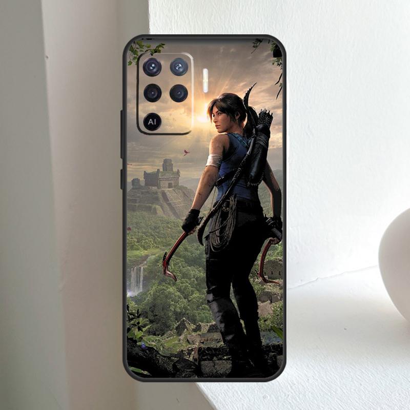 Lara Croft Tomb Raider For OPPO A80 A60 A40 A5 A6 Pro A15 A17 A57 A16 A76 A96 A18 A38 A58 A78 A98 A54 A74 A94 Case
