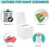 WTEMPO DIY Foldable Paper Boxes Portable Easy To Install Graduation Gather Event Festival Lottery Boxes Voting Boxes Suggestion Boxes Donation Boxes