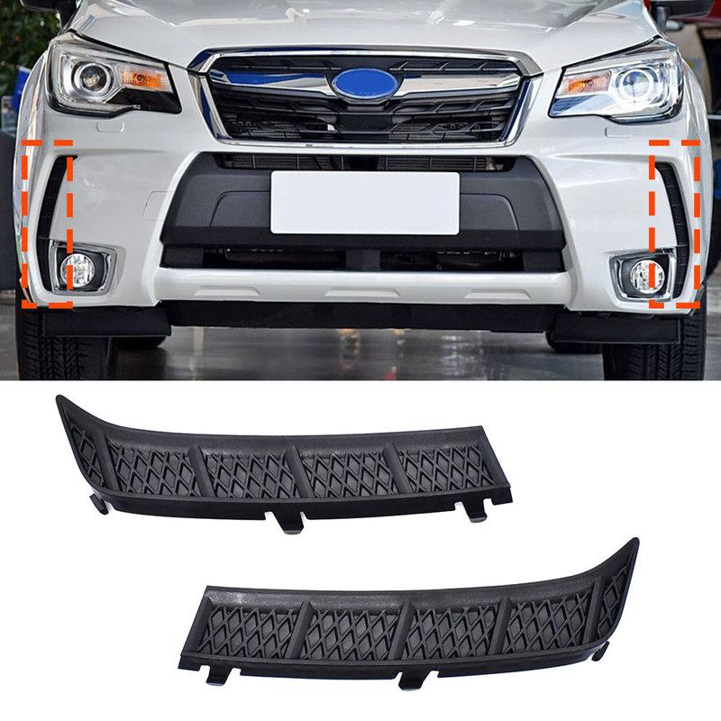 Front Bumper Molding Side Cover Trim Black ABS Replacement for Subaru Forester 2013 2014 2015 2016 2017  Car Styling Accesso