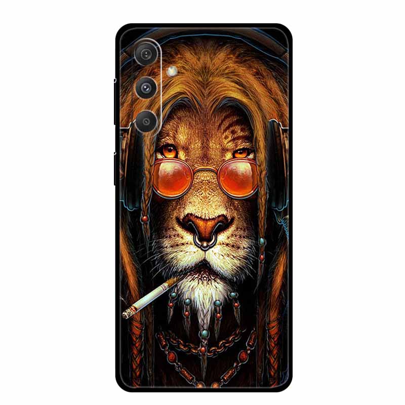 For Samsung Galaxy S24 Plus Ultra Phone Case Cover Silicone Soft Back Case for Samsung Galaxy S 24 5G Funda Dinosaur Lion Animal