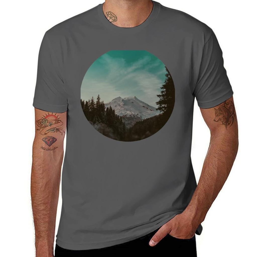 Mt Baker Tshirt Modern Style Print Tshirt
