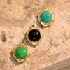 Maillard Style Multicolor Natural Stone Oval and Irregular Pendant, Necklace, Earrings, and Bracelet Accessories