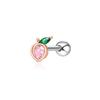 Pfirsich Chirurgischer Piercing