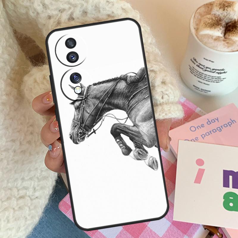 

Horse Pony Pattern For Honor Magic 8 7 5 6 Pro Case For Honor 200 400 50 90 70 Lite X8c X8b X9a X9b X9c X9d Win Honor X8b