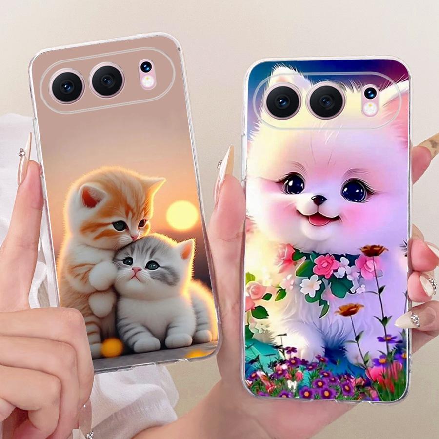 Etui na telefon For Honor 500 Pro Miękki silikon Urocze kreskówki z kotami Zderzak Ochronne tylne etui dla Honor500 MEY-AN00 Honor 500Pro