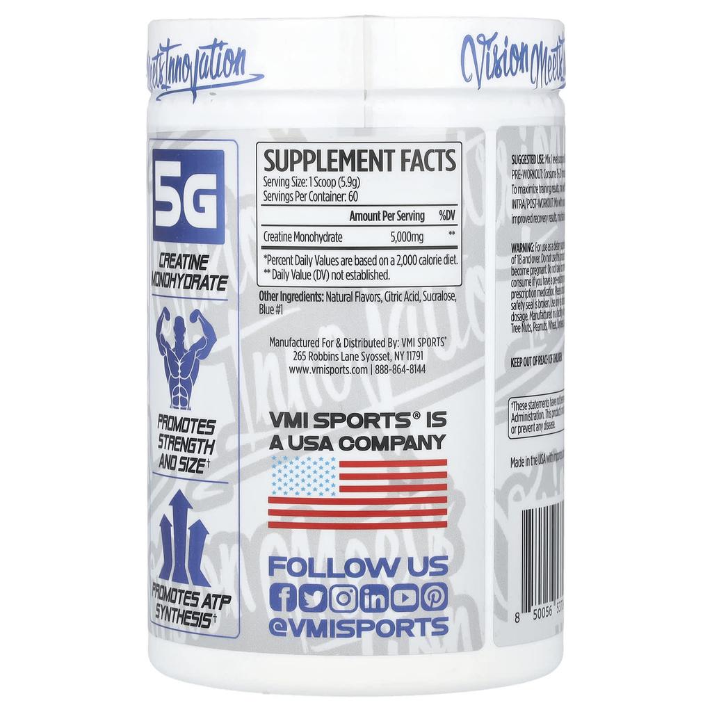 Creatine Monohydrate, Patriot Pop, 354G (12.5Oz)