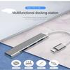 Doca de expansão USB3.0, doca de expansão HUB, divisor de computador multifuncional de um para quatro, expansor Typec