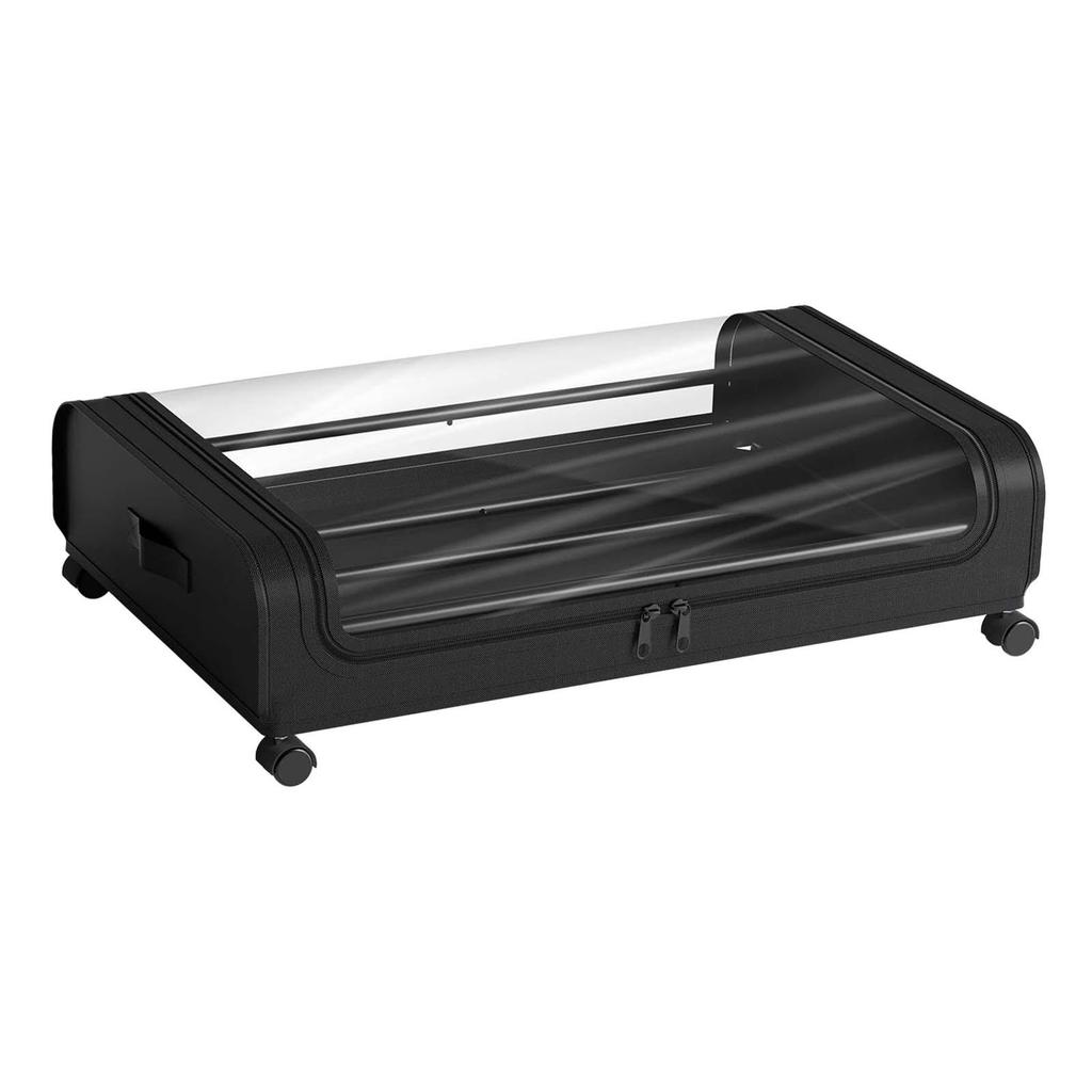Bedroom Storage with Handle Large Capacity Space Saving Lid Dustproof under Bed Rolling