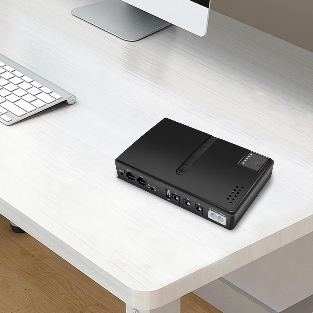 DC1036P DC USV DC Unterbrechungsfreie Stromversorgung 5V 9V 12V 36W 10400mAh Akku-Backup Notstromversorgung für Router Glasfaser Cat