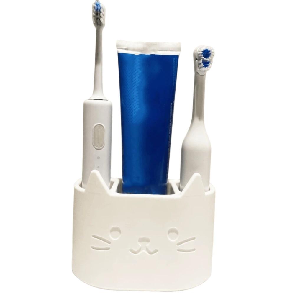 Multifunction Bathroom Storage Stand Creative Electric Toothbrush Stand  Shower белый