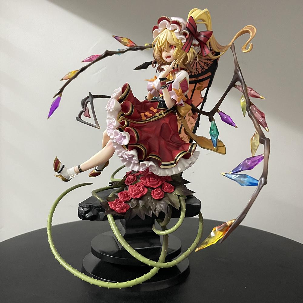 23cm Touhou Project Flandre Scarlet GK PVC Action Figure Anime Figure Models Toys Collection Desk Decoration Doll Gift