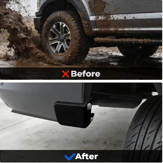 Mud Flaps Compatible with F150 (2WD/4WD) 2021-2025 Accessories, MudGuards for Truck Splash Guards Fenders 2PCS Mudflaps