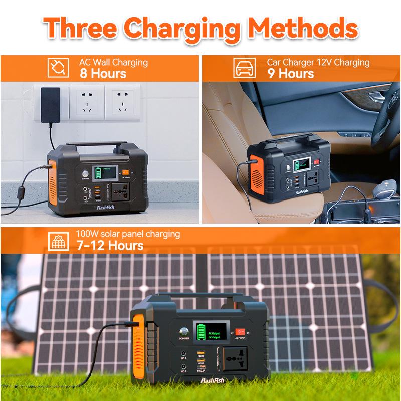 FlashFish 200W Portable Power Station for Outdoor and Emergency Use (220V)