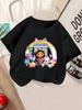 DJ Catnip Gabby's Dollhouse Short Sleeve T Shirt Kids Summer Cute Crewneck Casual Age 3-14