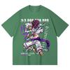 230 g/m² 100 % Baumwolle Einteiler V3 Sonnengott Nika Aufdruck Unisex Schweres Baumwoll-T-Shirt