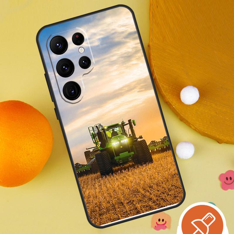 

Farm Vehicle Tractor Phone Case For Samsung Galaxy S25 Ultra S24 S23 S22 S21 Ultra S9 S10 Plus S20 FE Funda Cover Galaxy S23