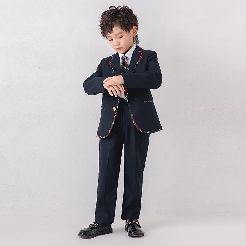 Children's British-Style School Uniform: Spring/Autumn Kindergarten & Primary Performance Formal Wear Set