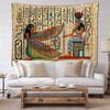 Ancient Egypt Mythology Tapestry Egyptian Gods Hieroglyphic Carvings Tapestries Art Wall Hanging For Living Room Bedroom Home