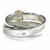 Excellent HERMES Ring Double true ring Silver 925 Women 50 Used