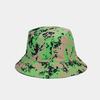 Outdoor Sunshade Camouflage Foldable Sun Beach Fishing Double-Sided Cotton Fisherman Camo Reversible Bucket Hat Cap