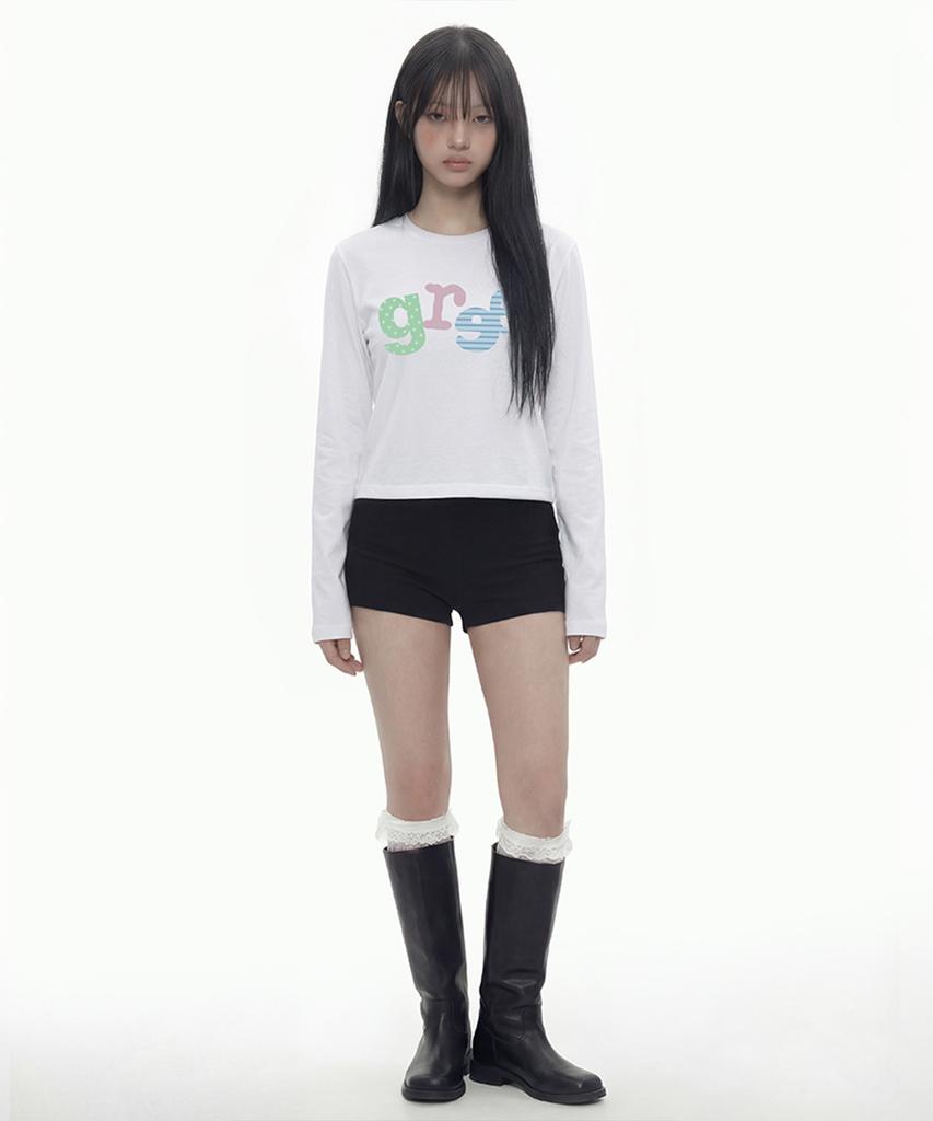 GRAVER [Unisex] Grae-S Spring Long Sleeve T-Shirt_White