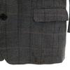 YVES SAINT LAURENT 90s Old Check Pattern tailored jacket 98/88/175 gray Men's Used
