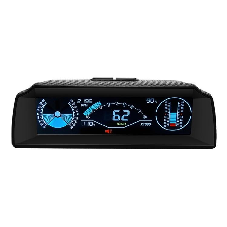 

Универсальный цифровой OBD-мультиметр для автомобиля, спидометр, дисплей на лобовое стекло, индикатор наклона 1