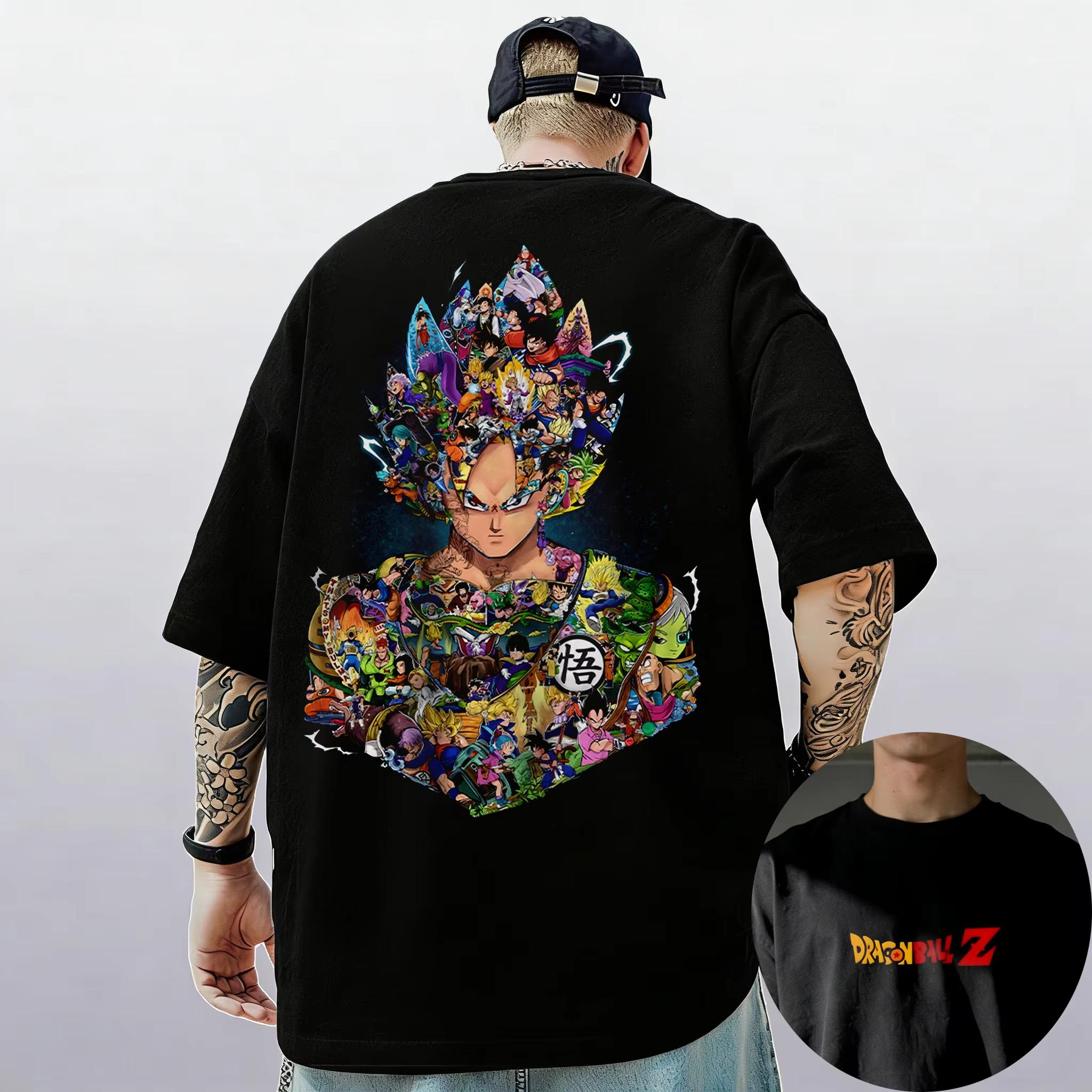 

Dragon Ball Z Мужская Женская Сон Гоку Веджета Принт Футболка Хлопковая Одежда Смешная С коротким Рукавом Харадзюку Футболка Новое Поступление Футболки S