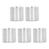 50Pcs Coupling Nut Stainless Steel M5 Round Rod Connector Nut Female Thread for Connection
