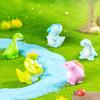 Micro Landscape Ornament Mini Dinosaur Resin Figurines Forest Theme Miniature Decor