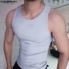 INCERUN Summer Men Sleeveless Solid Color Tank Tops