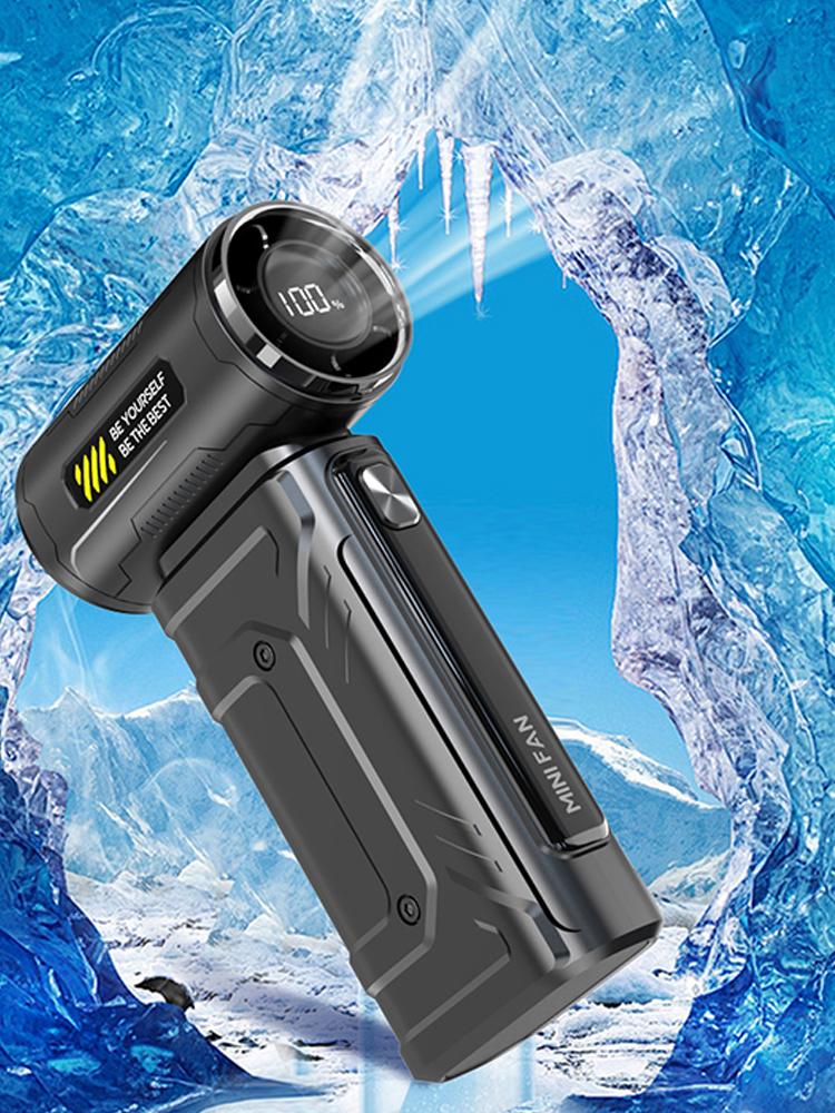 400000RPM Violent Fan Dust Blowing Brushless Ultra Turbo Fan Jet Battery Display High-Speed Handheld Powerful Blower Low Noise