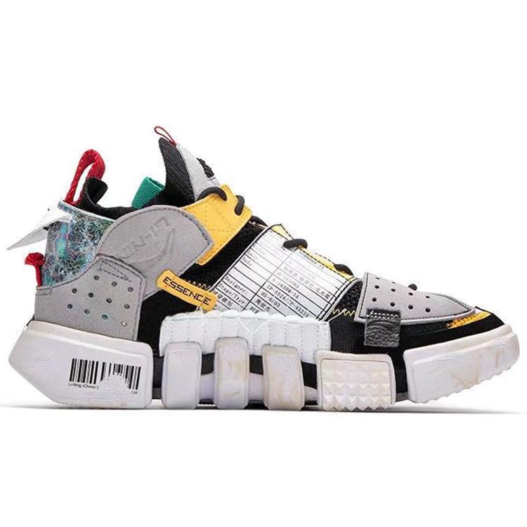 Li Ning Essence 2 SAMPLE FOR BALE Non Slip Lightweight Mid Top Vintage Basketball Shoes Women's Black AGBN062-21