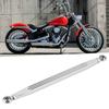 300mm 12in Stripe Long Type Gear Shift Arm Lever Linkage Link Rod Silver