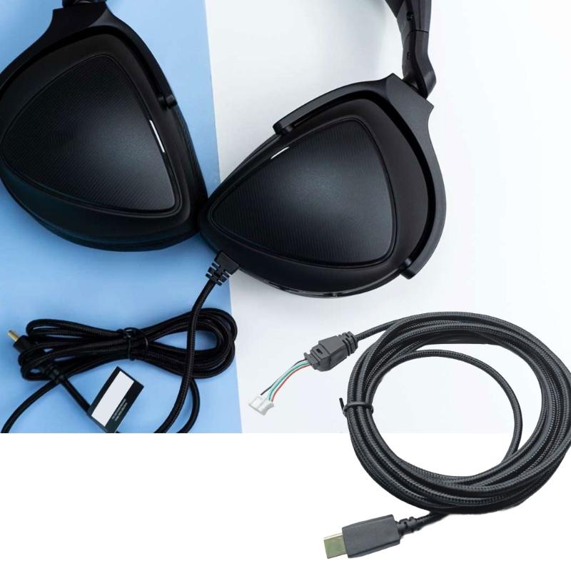 Type C Headphone Cable For ROGDelta/ROG DeltaS Headsets Replacement Cable for Repair And DIY Replacement Projects