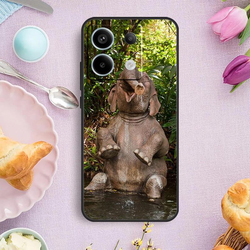 African Elephant Silhouette Case For Xiaomi Redmi Note 13 11 10 12 14 15 Pro Plus Cover For Redmi 15 14C 10C 13C 12C 15C