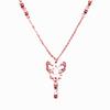 Purple Gold Hollow Double-Layer Butterfly Chain Exquisite Color Gold-Plated Rose Gold Necklace