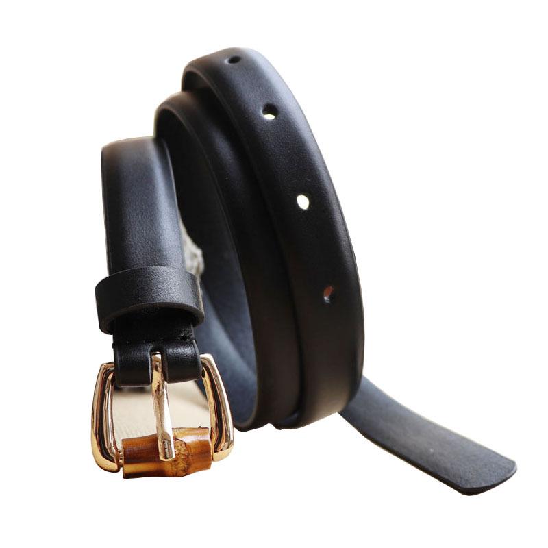 Women's Vintage Genuine Leather Belt - Versatile Waist Chain for Jeans & Casual Wear