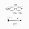2PCS Folding Reading Glasses Retro Fashion Presbyopic Glasses Portable Computer Readers For Women Men +1.0 To +4.0