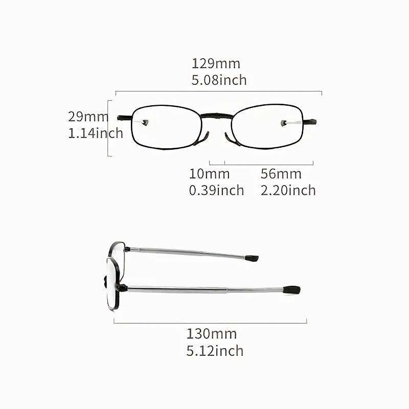 2PCS Folding Reading Glasses Retro Fashion Presbyopic Glasses Portable Computer Readers For Women Men +1.0 To +4.0