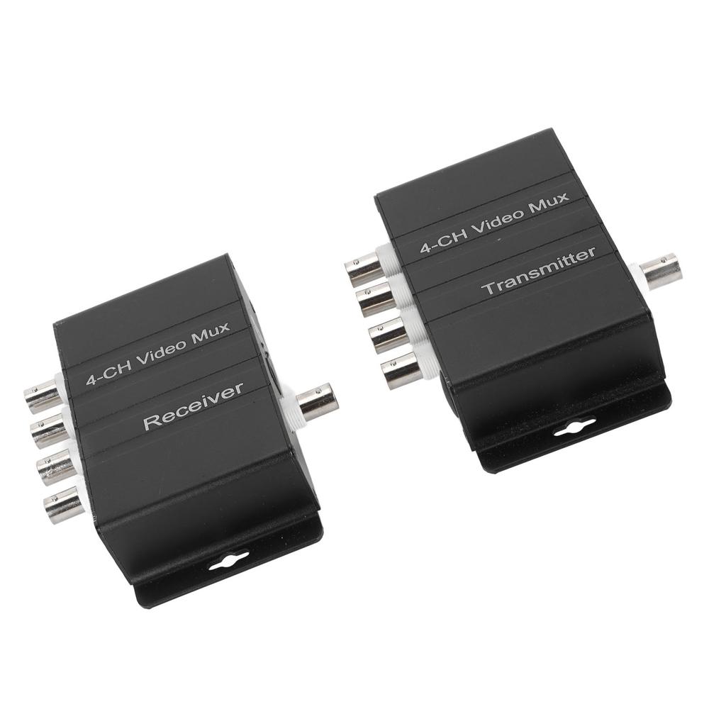 4 Channel Video Multiplexer Interference Resistant 4 HD Video to Coaxial Cable Multiplexer Transmitt